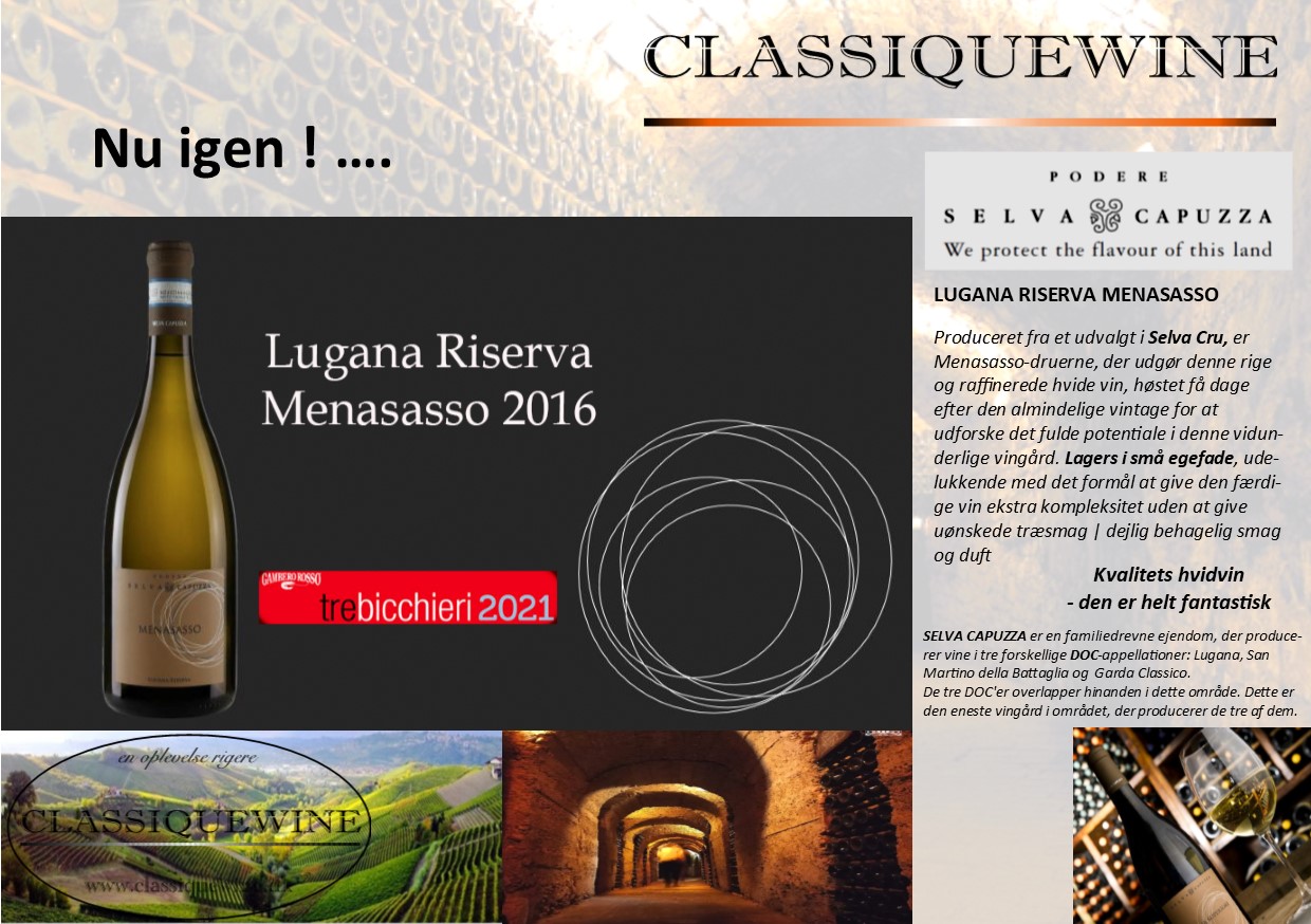LUGANA RISERVA MENASSO 3 GLAS IGEN